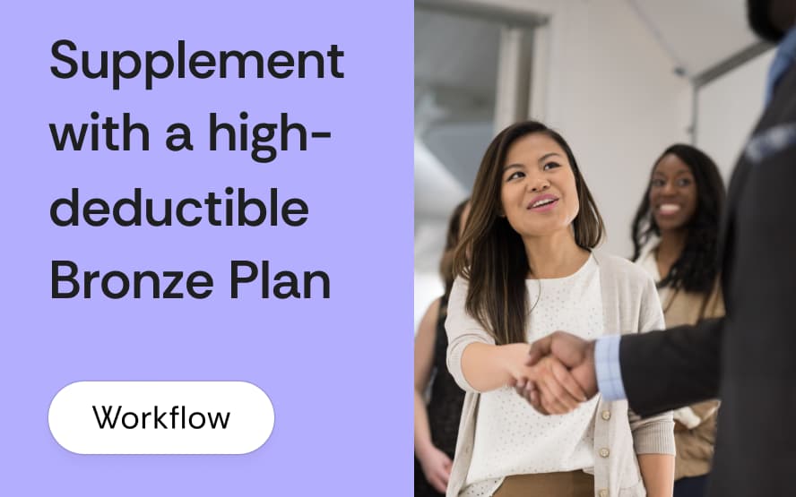 Supplemental insurance with a high-deductible ACA Bronze plan: the cross-sell math that works and when it breaks