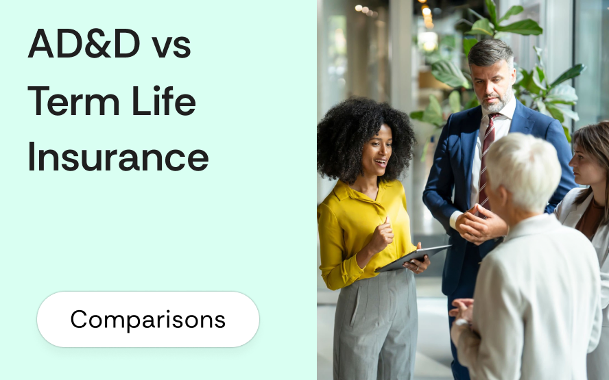 AD&D vs term life insurance: what accidental death and dismemberment actually excludes and when it is not enough