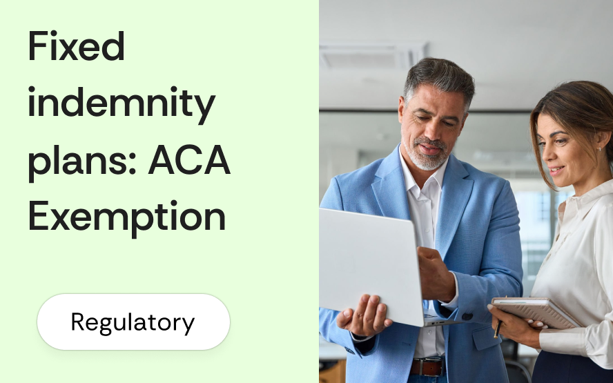 Fixed indemnity plans: why they are not ACA-compliant major medical and the 2024 CMS required disclosures