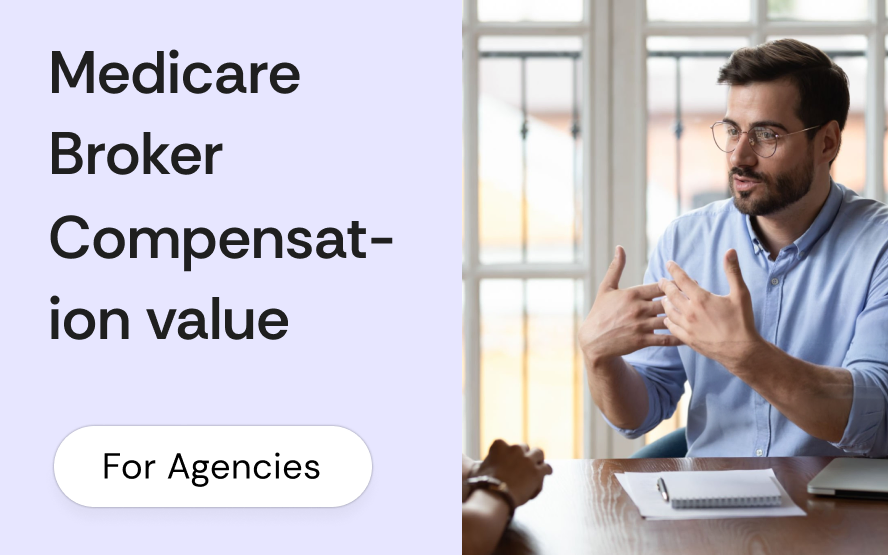 Medicare broker compensation: CMS fair market value caps, initial vs renewal commission structure, and MAPD vs PDP differences