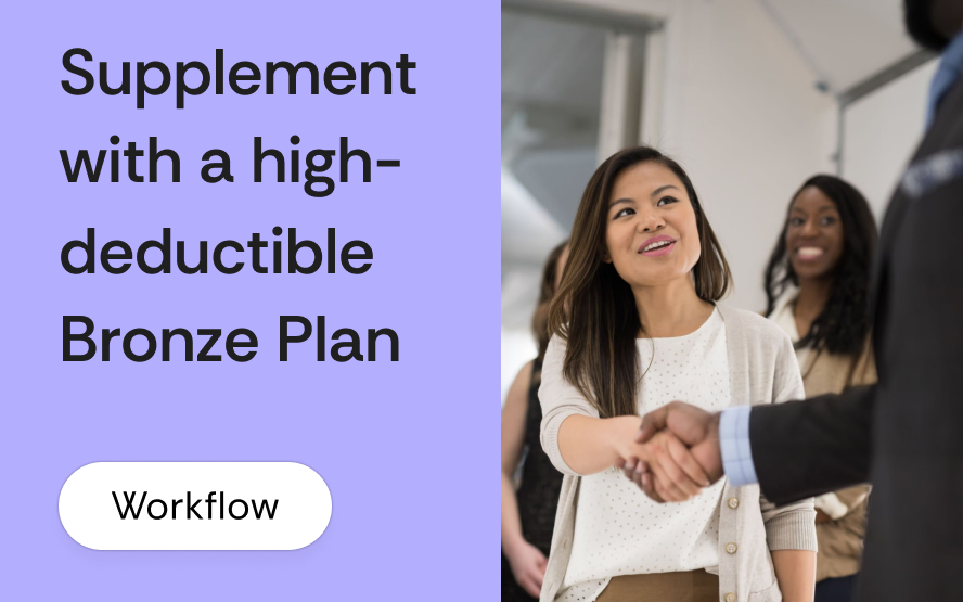 Supplemental insurance with a high-deductible ACA Bronze plan: the cross-sell math that works and when it breaks